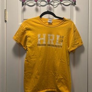 Towson University Yellow T-Shirt